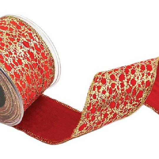 Ribbon 4.5mt, 67mm Lux GoldNet Red * ETA Nov